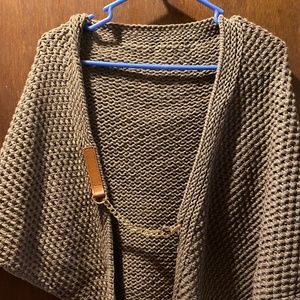 Chunky knit Sweater Wrap/shawl